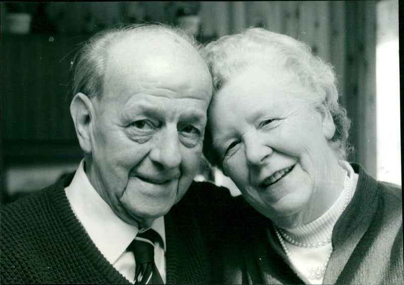 Jack and Louise Baker. - Vintage Photograph