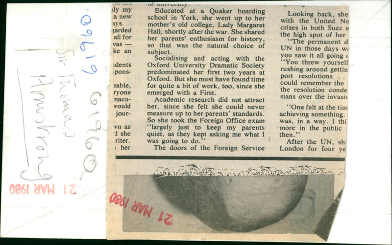 Thomas Armstrong - Vintage Photograph