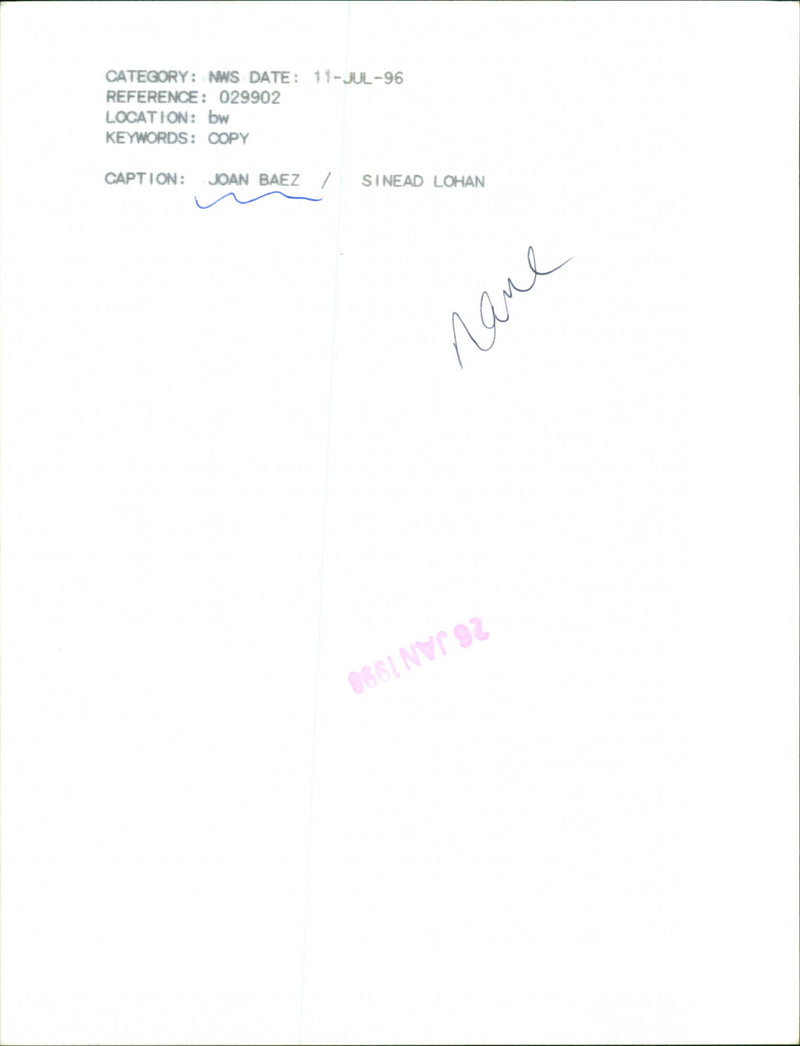 Joan Baez - Vintage Photograph