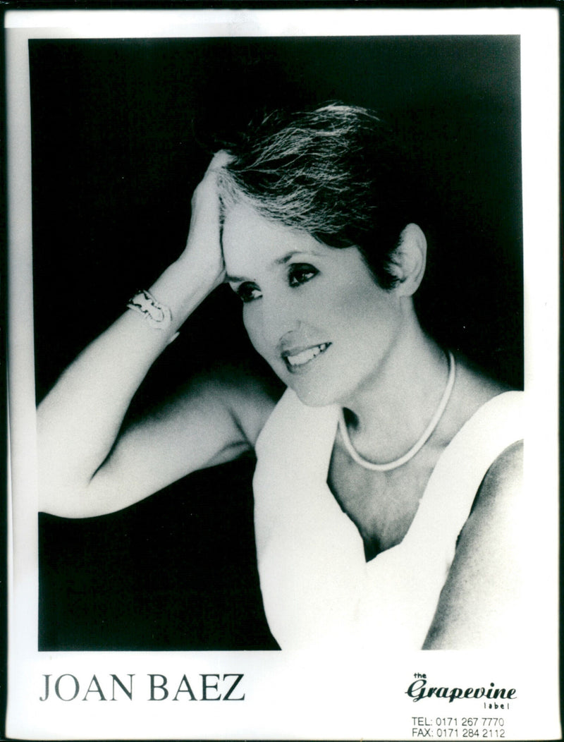Joan Baez - Vintage Photograph