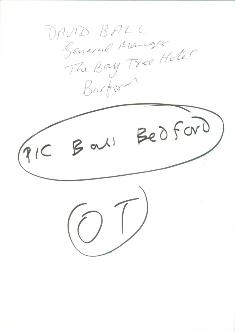 David Ball - Vintage Photograph