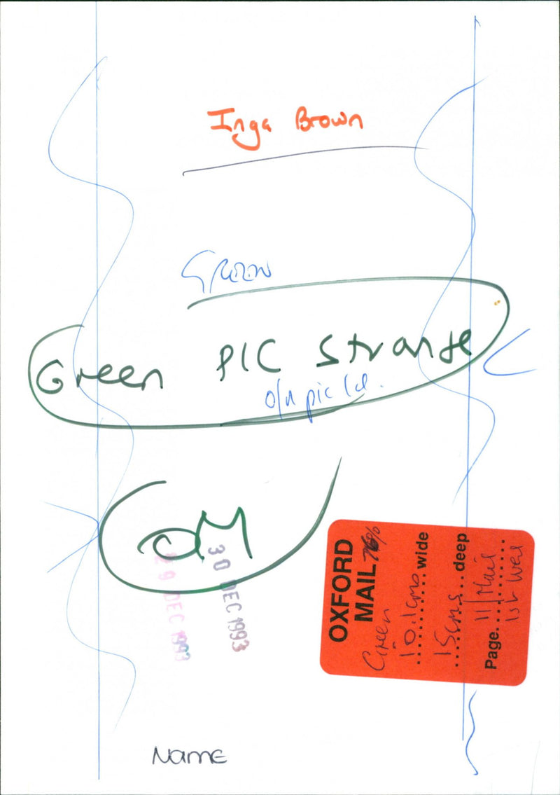 Inga Brown - Vintage Photograph