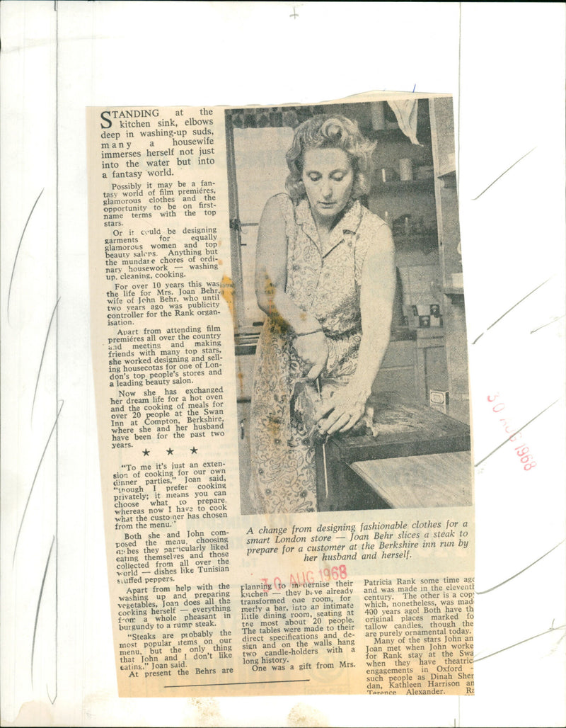 Joan Behr - Vintage Photograph