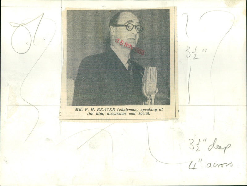 F. H. Beaver - Vintage Photograph