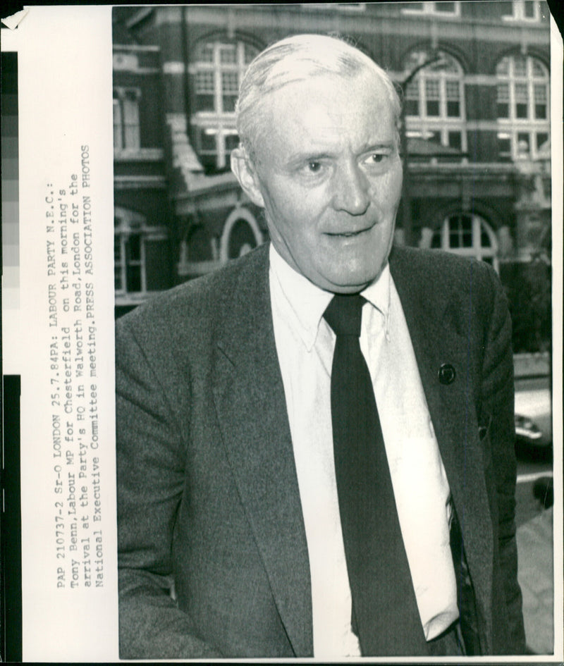 Tony Benn - Vintage Photograph