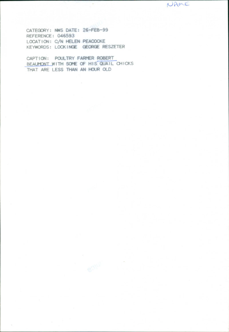 Robert Beaumont - Vintage Photograph