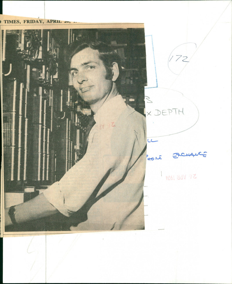 Phone Exchange - Vintage Photograph