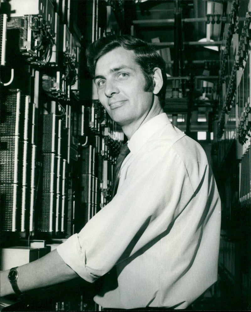 Phone Exchange - Vintage Photograph