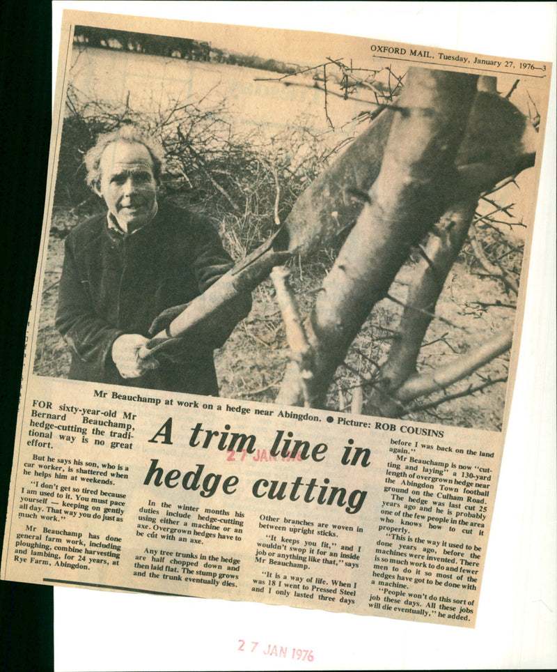 Bernard Beauchamp - Vintage Photograph