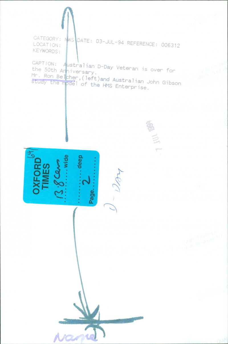 Ron Belcher - Vintage Photograph