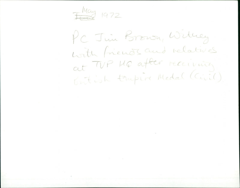 PC Jim Brown - Vintage Photograph