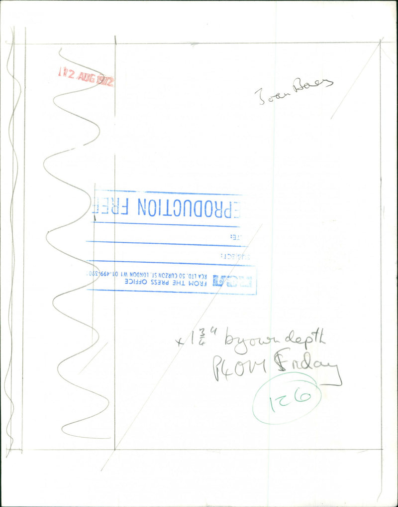 Joan Baez - Vintage Photograph