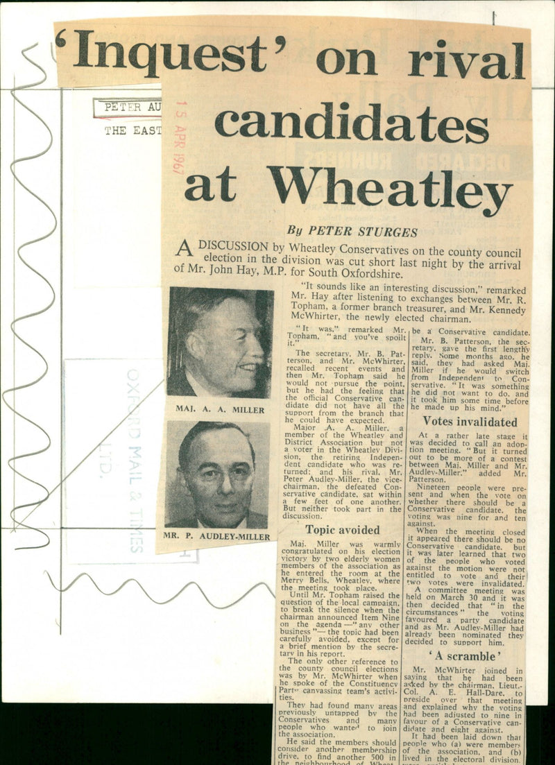 Peter Audley-Miller - Vintage Photograph