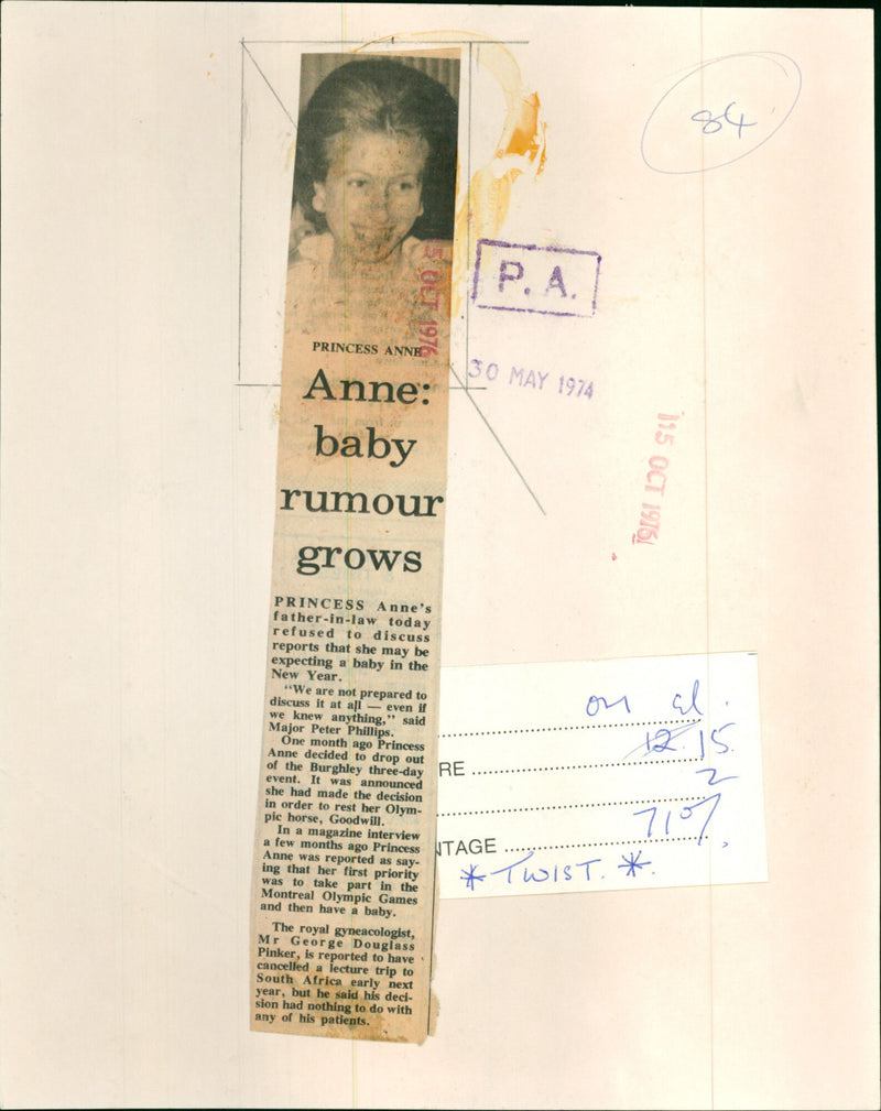 Princess Anne - Vintage Photograph