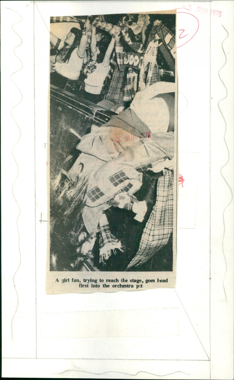 Bay City Rollers Fan - Vintage Photograph