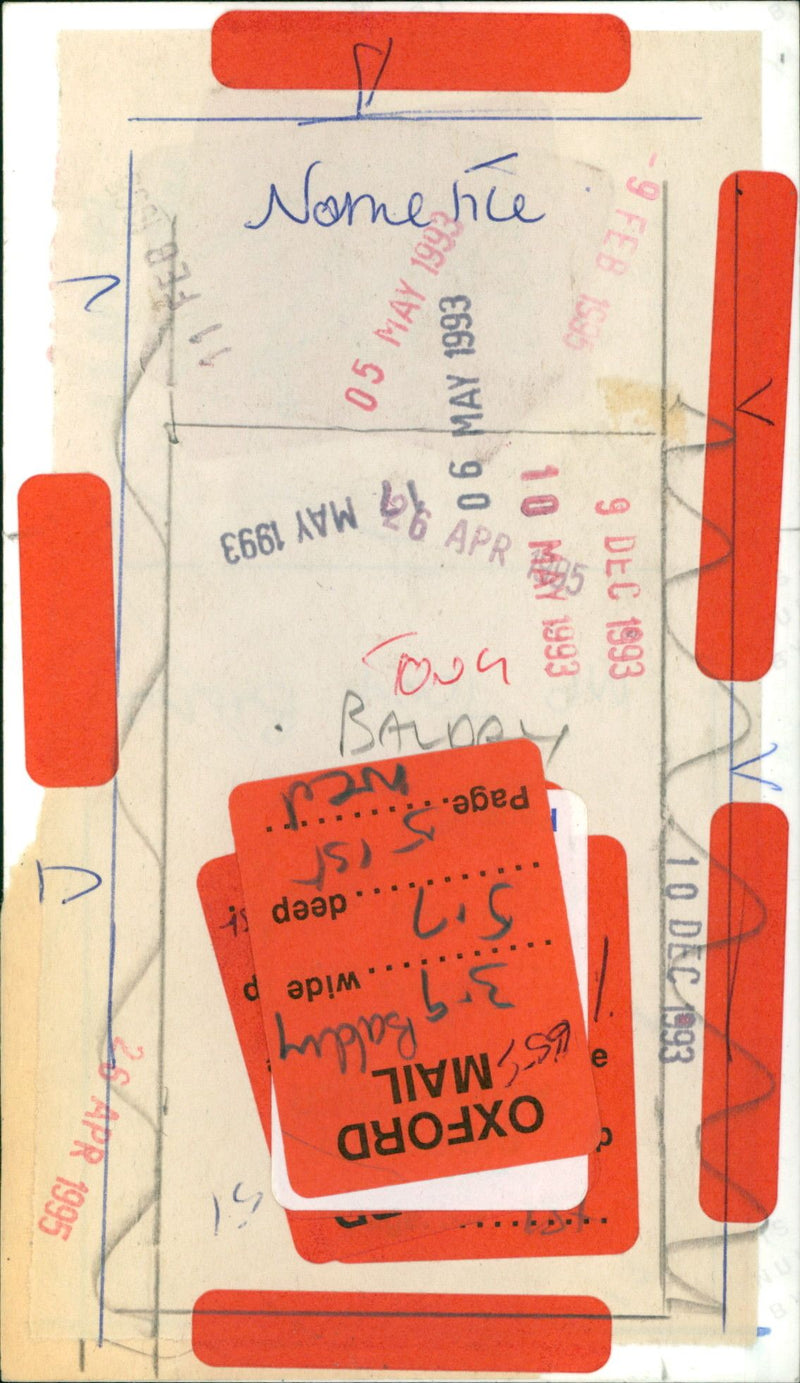 Tony Baldry MP - Vintage Photograph