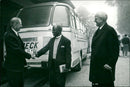 Rev. W. Basil Buckland greets Rt. Rev. I.S. Kale - Vintage Photograph