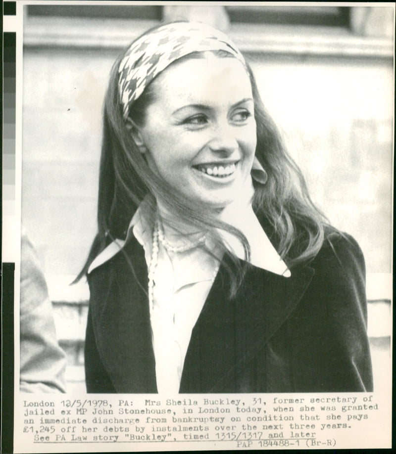 Sheila Buckley - Vintage Photograph