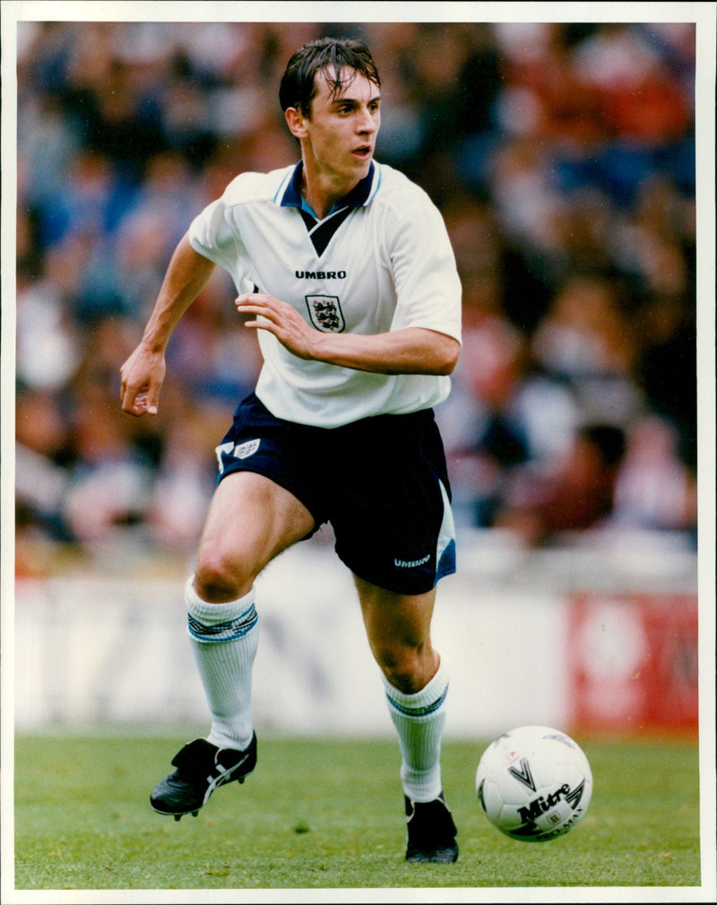 Gary Neville - Vintage Photograph