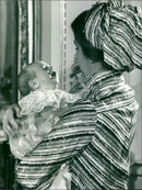 Princess Anne and her baby - Vintage Photograph