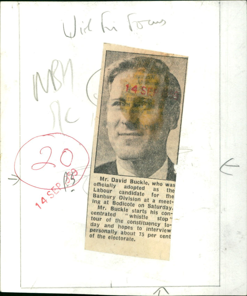 David Buckle - Vintage Photograph