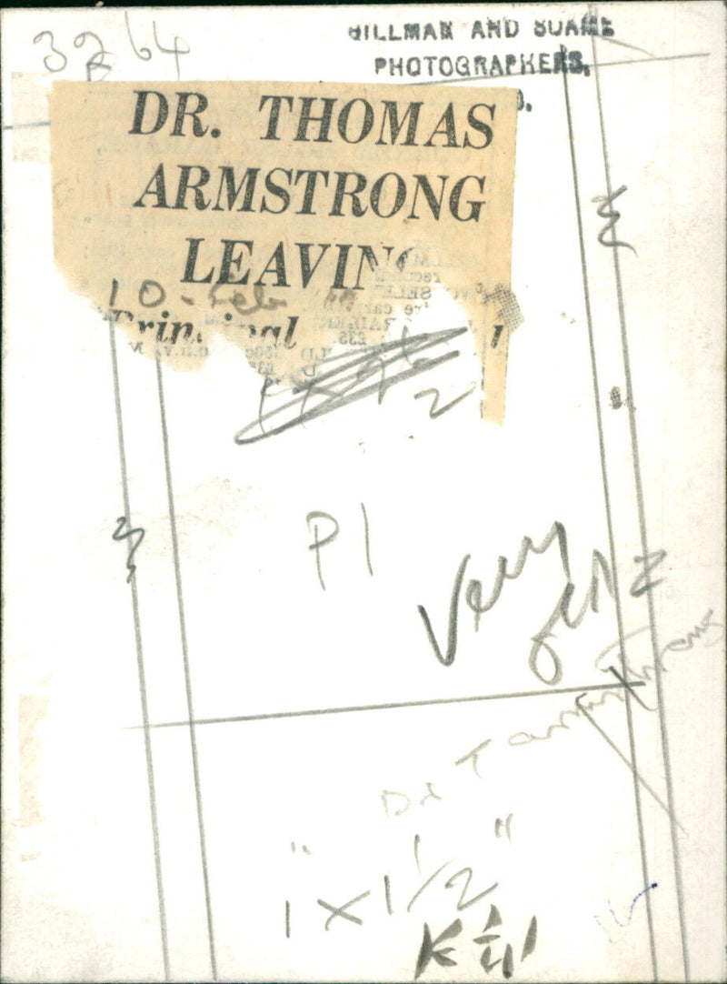 Thomas Armstrong - Vintage Photograph