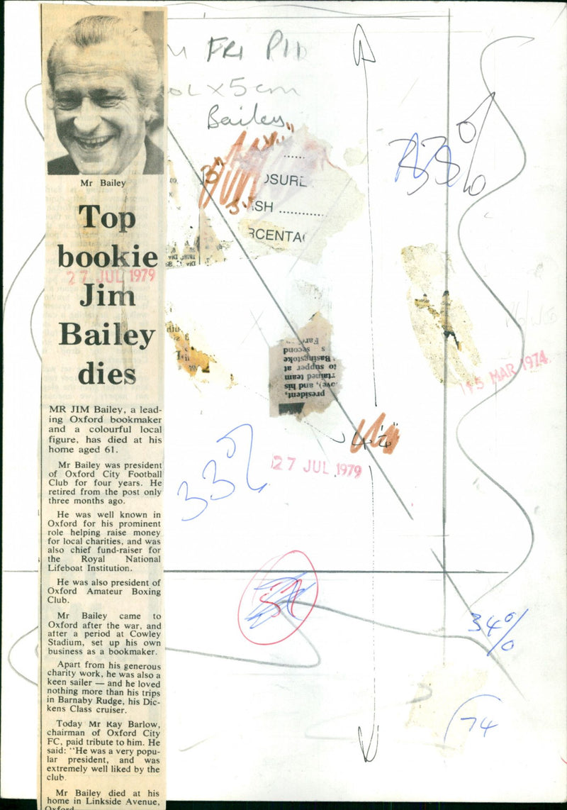 Jim Bailey - Vintage Photograph