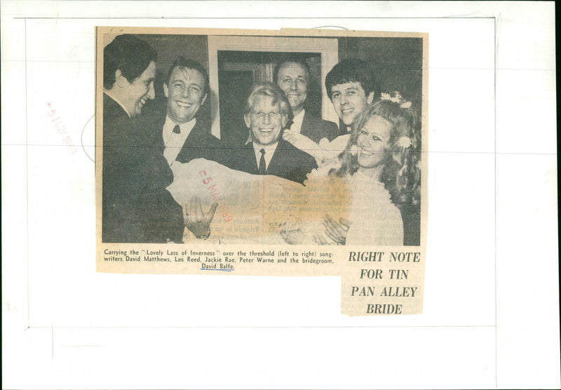 David Balfe - Vintage Photograph