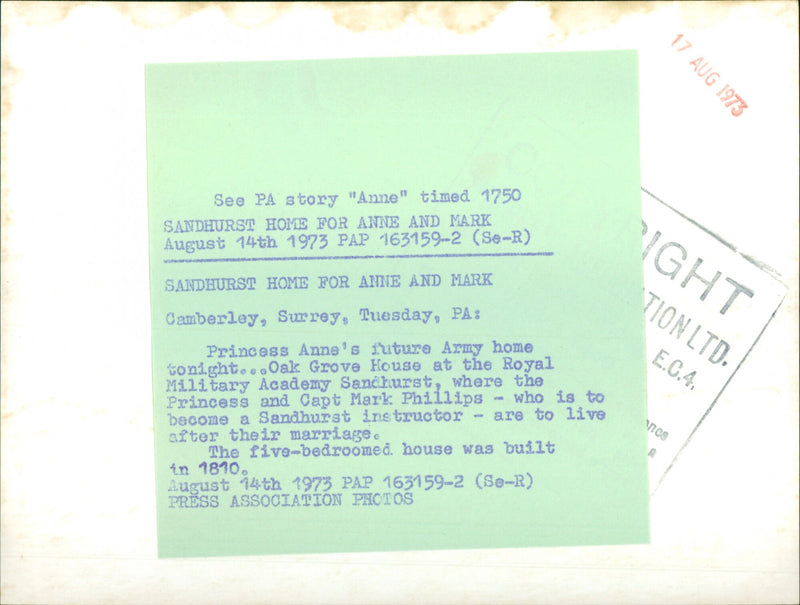 Princess Anne - Vintage Photograph