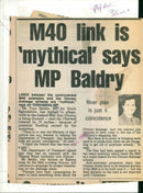 Tony Baldry MP - Vintage Photograph