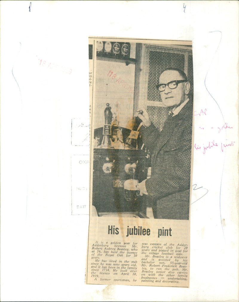 Robert Aubrey Beasley - Vintage Photograph