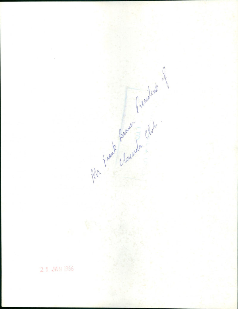 Frank Beaver - Vintage Photograph