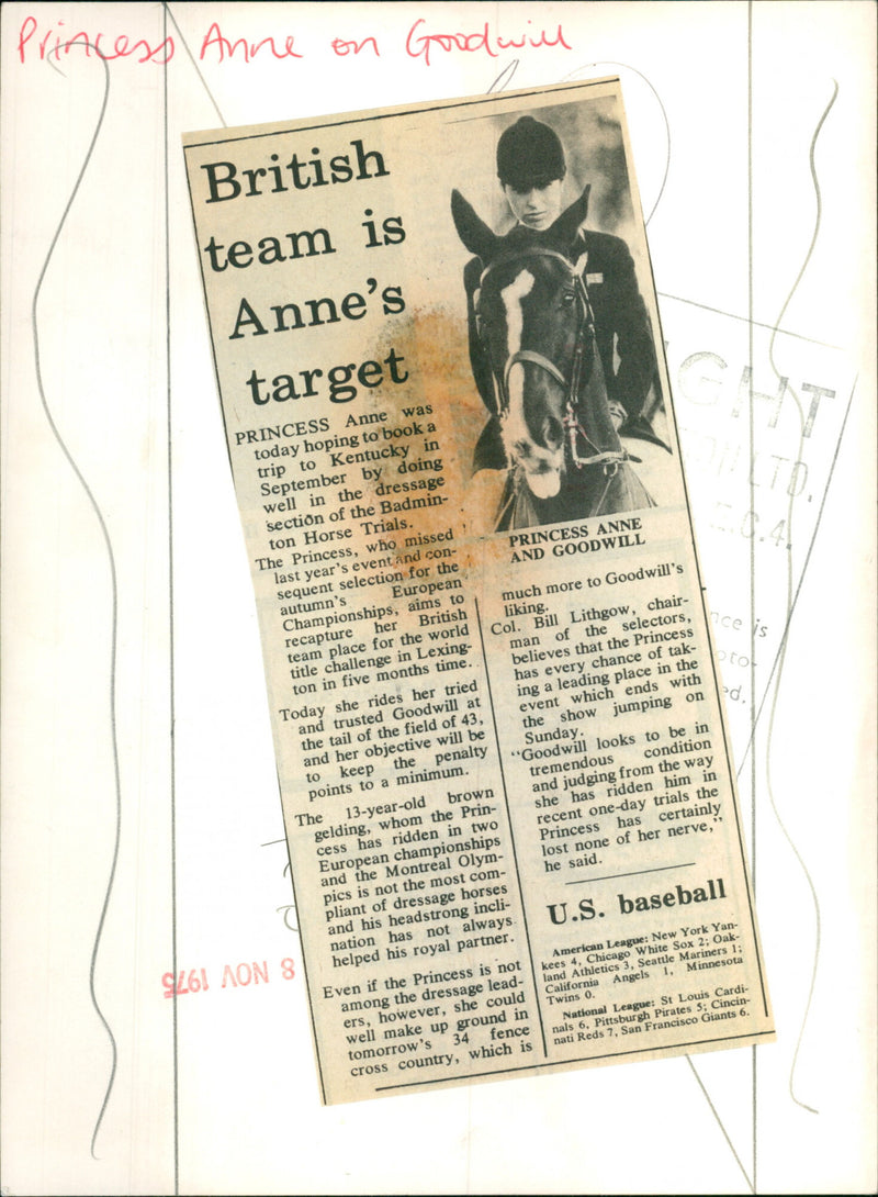 Princess Anne - Vintage Photograph