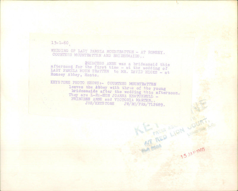 Princess Anne - Vintage Photograph