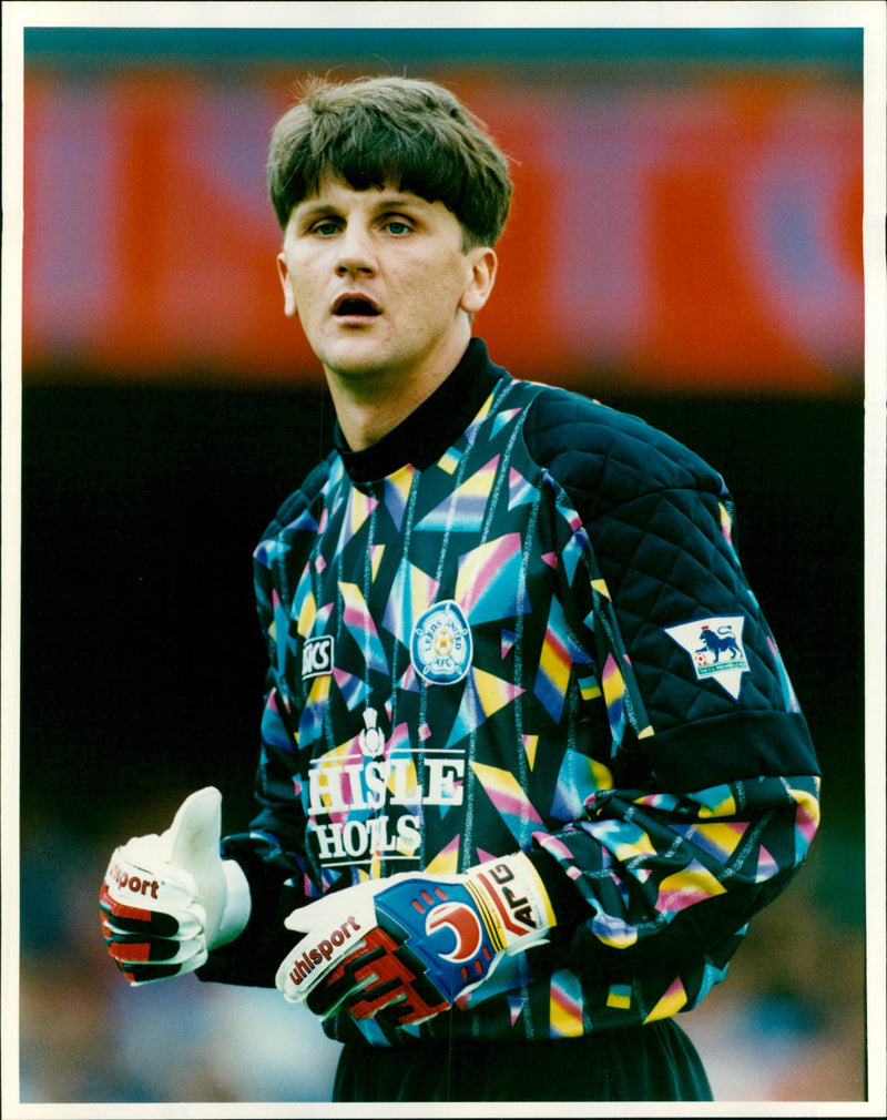 John Lukic - Leeds United - Vintage Photograph