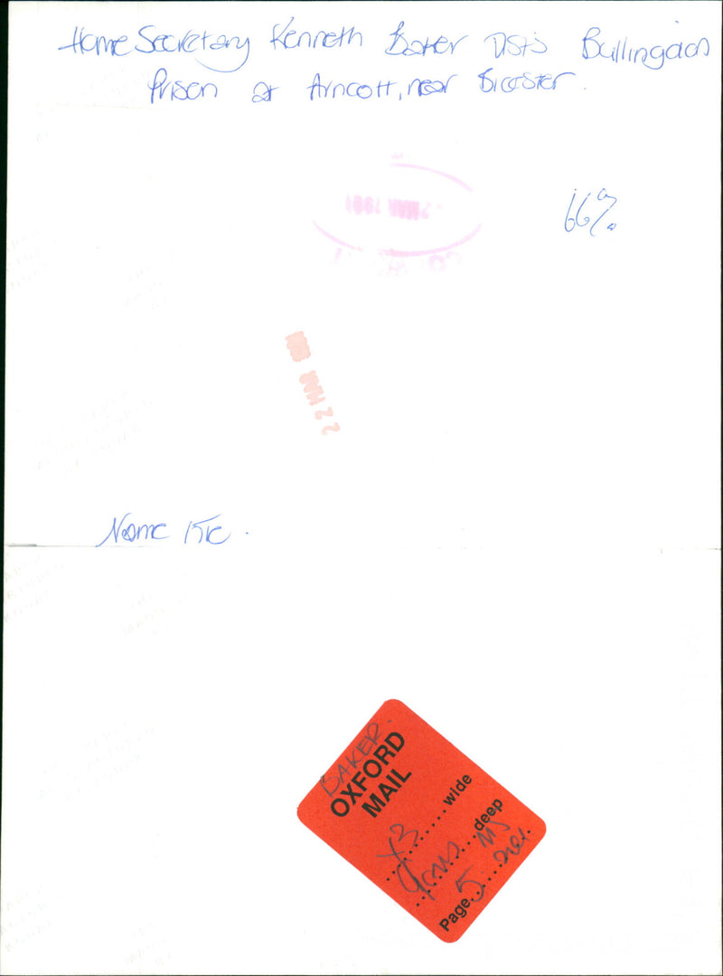 Kenneth Baker - Vintage Photograph