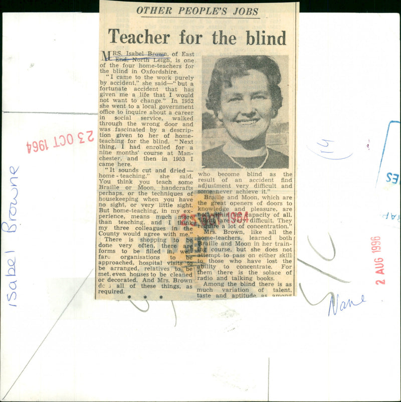 Isabel Brown - Vintage Photograph