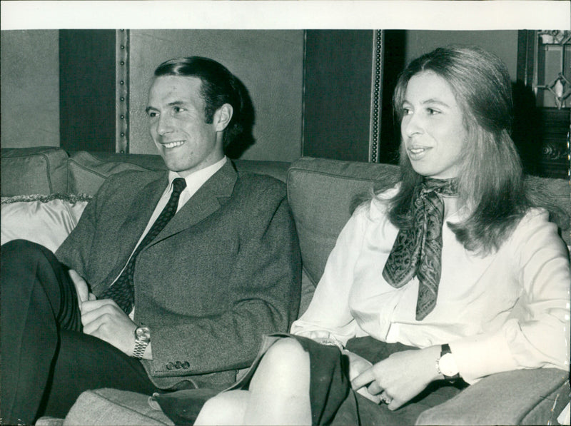 Princess Anne & Captain Mark Phillips - Vintage Photograph