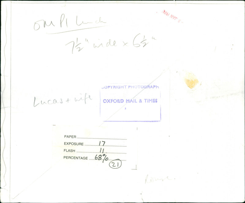 Richard Lucas - Vintage Photograph