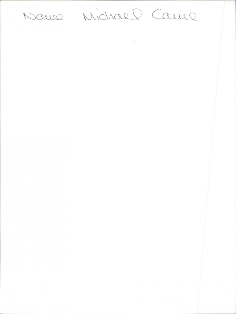 Michael Caine in 'Jack the Ripper' - Vintage Photograph