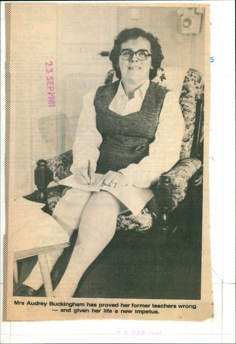 Audrey Buckingham - Vintage Photograph