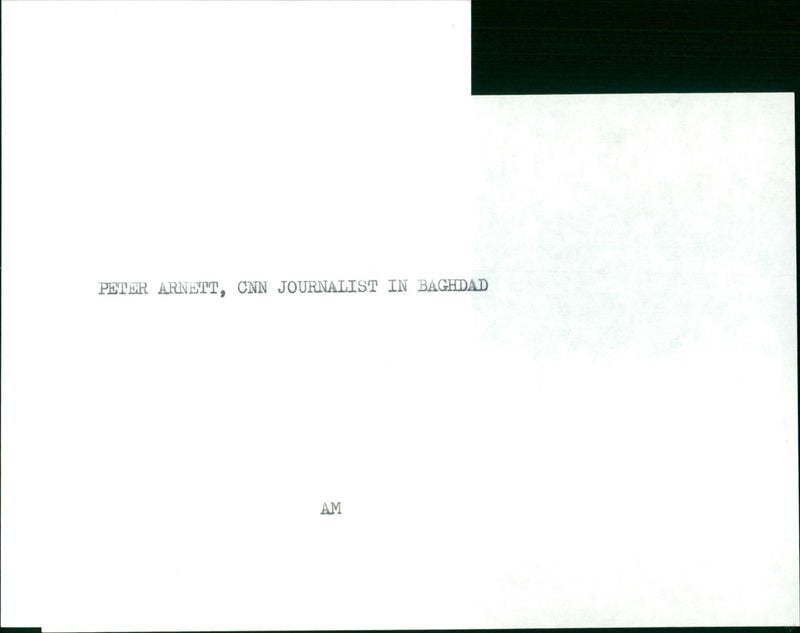 Pater Arnett - Vintage Photograph