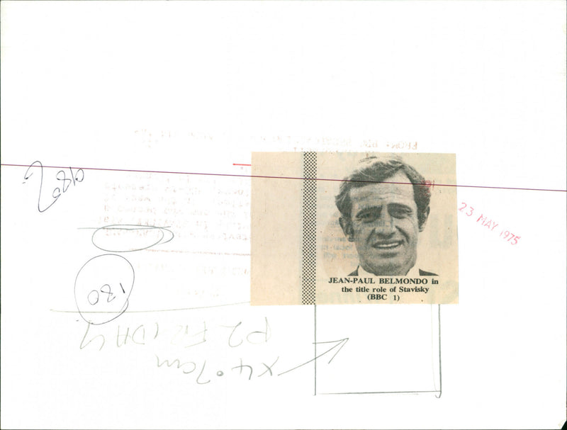 Jean-Paul Belmondo - Vintage Photograph