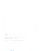 Bill Buckingham - Vintage Photograph