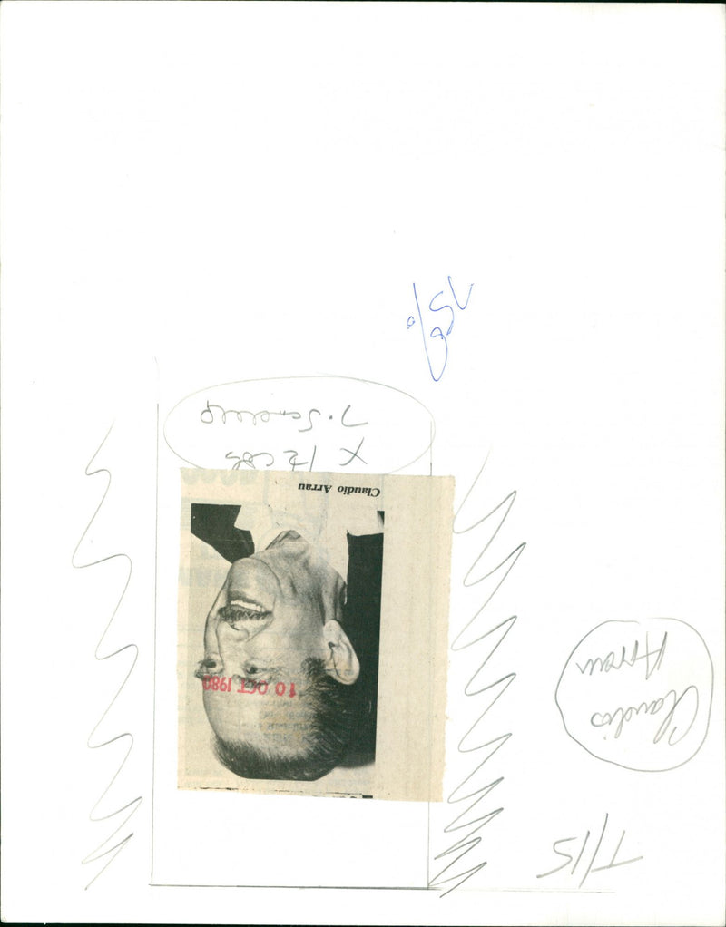 Claudio Arrau - Vintage Photograph