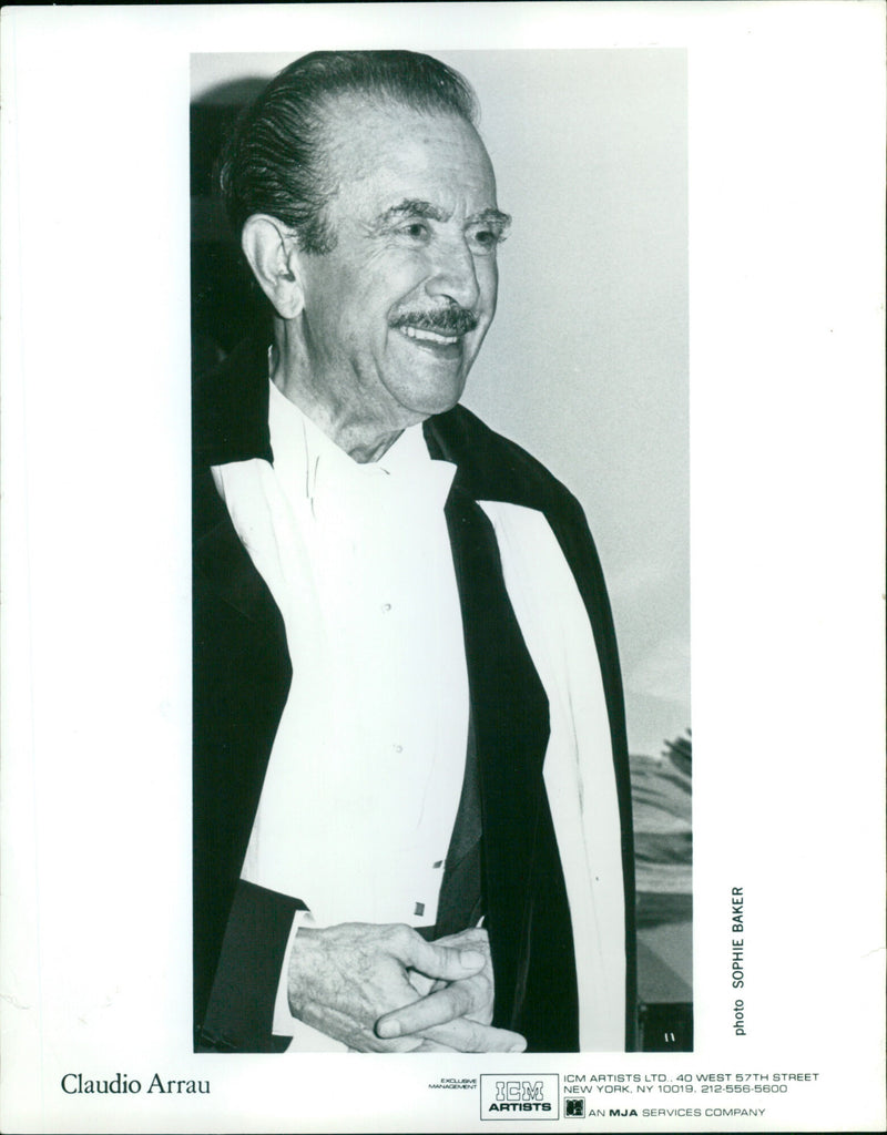 Claudio Arrau - Vintage Photograph