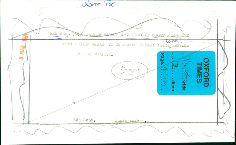 Reg Beal - Vintage Photograph