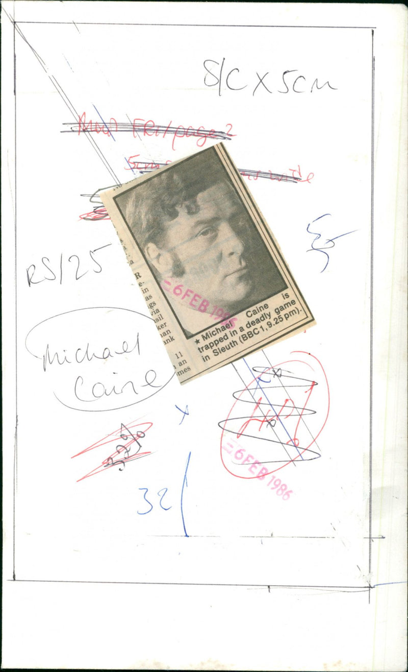 Michael Caine - Vintage Photograph