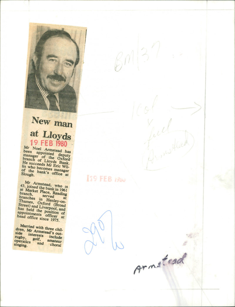 Noel Armstead - Vintage Photograph