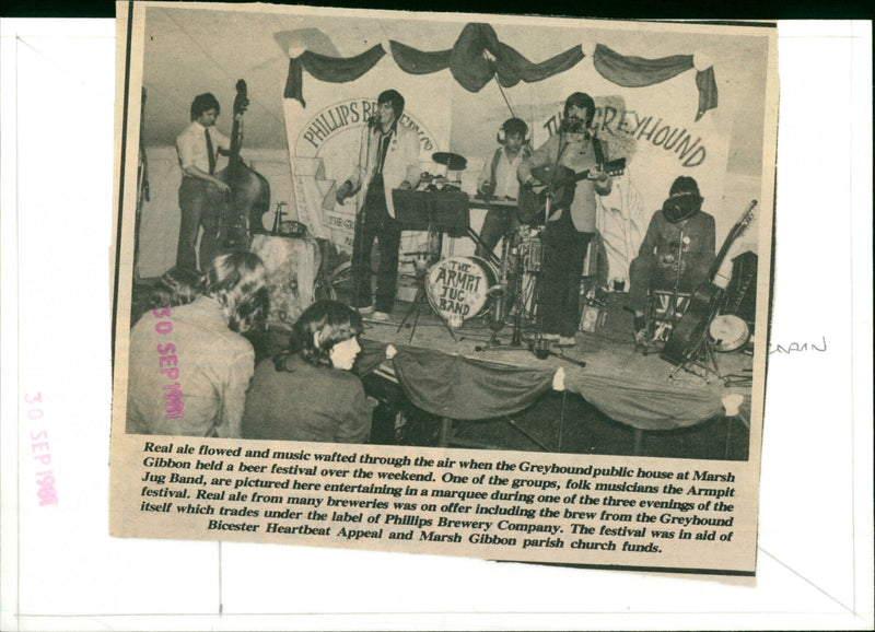 Armpit Jug Band - Vintage Photograph